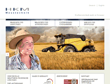 Tablet Screenshot of hkm-messtechnik.de