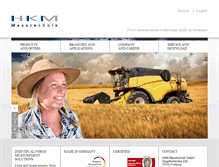 Tablet Screenshot of hkm-messtechnik.com